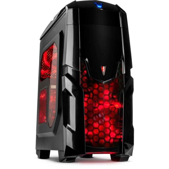 Computer Case Inter-Tech Q2 Illuminator Red(EOL)