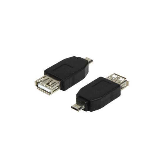 Adapter USB micro B to USB A female LogiLink AU0029(EOL)