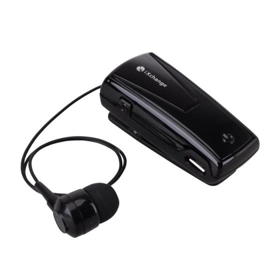 Stereo Retractable Bluetooth Headset with vibrator Black UA42SE(EOL)