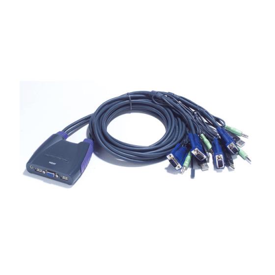 KVM Switch 4 port USB With Sound Aten CS64UZ(EOL)