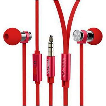 Earphone  Remax RM-565i Red(eol)