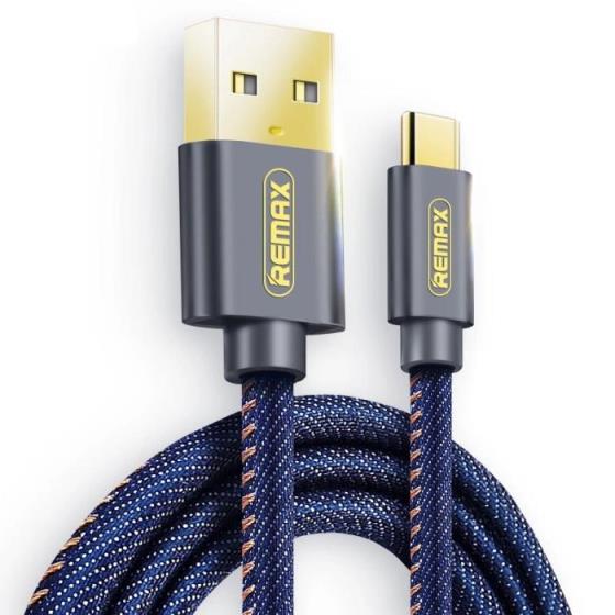 Charging Cable Remax TYPE-C Blue 1.2m Cowboy RC-096a(EOL)