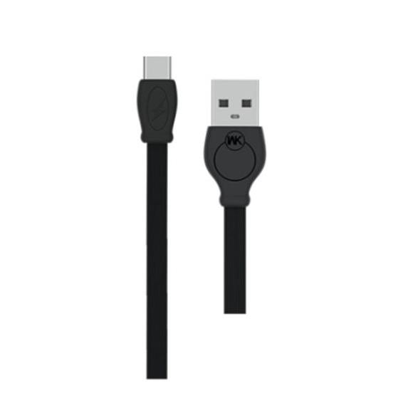 Charging Cable WK TYPE-C Black 1m Fast WDC-023 2.4A(EOL)