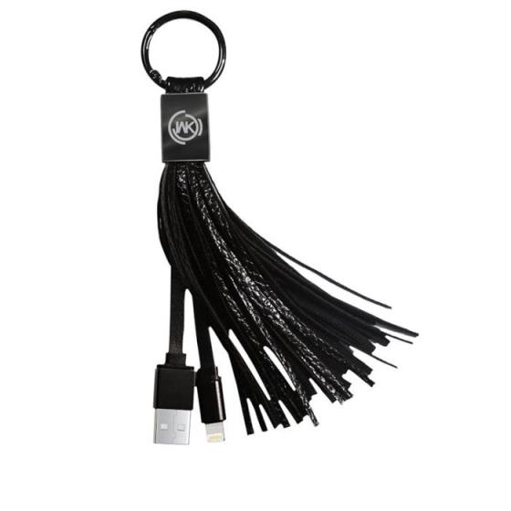 Tassels Ring Cable WK i6 WDC-011 Black(EOL)