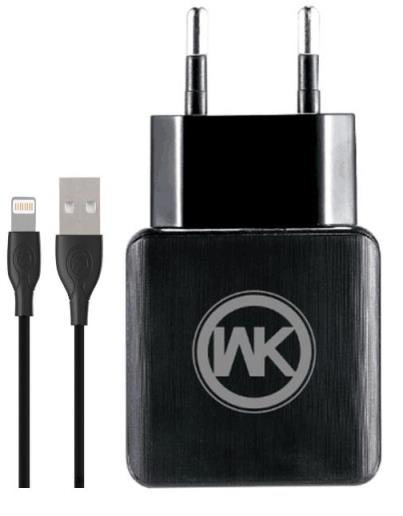 Charger WK WP-U11 Combo+I6 Cable 1m Black(EOL)