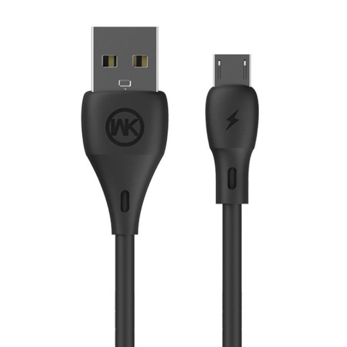 Charging Cable WK Micro Black 1m Full Speed WDC-072(eol)