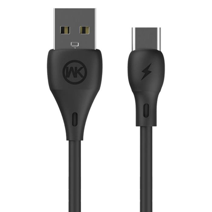 Charging Cable WK TYPE-C Black 1m Full Speed WDC-072(eol)