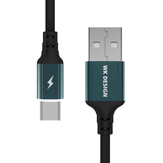 Charging Cable WK TYPE-C Black 1m WDC-073 Auto Cut-Off(EOL)