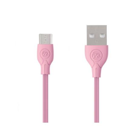 Charging Cable WK Micro Pink1m Ultra speed Pro WDC-041 1.5A
