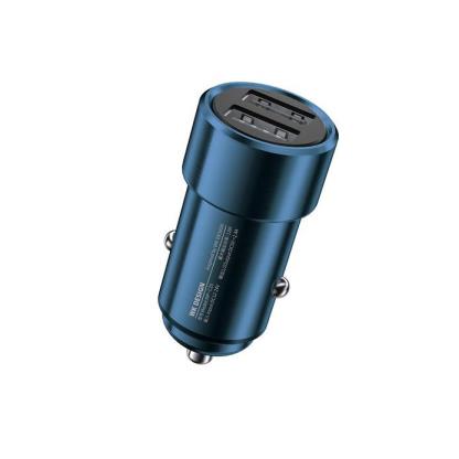 Car Charger WK 12W Dual USB 2.4A Blue WP-C25