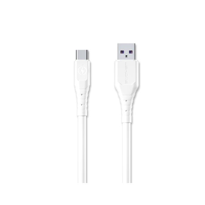 Charging Cable WK TYPE-C Wargod White 1m WDC-152 6A