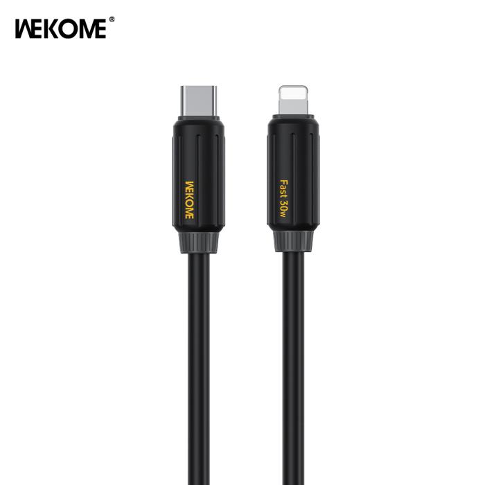 Charging Cable WK 30W PD TYPE-C/i6 Black 1m WDC-29