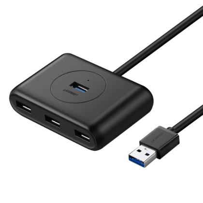 Hub USB 3.0 UGREEN CR113 Black 20291