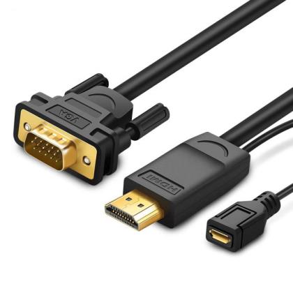 HDMI to VGA  Converter/Cable w/o Audio UGREEN MM101 1,5m 30449