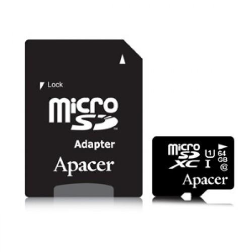 Memory Card Micro SDHC 64GB Apacer Class 10