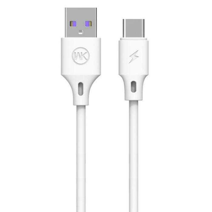 Charging Cable WK TYPE-C White 1m Full Speed Pro WDC-101 5A