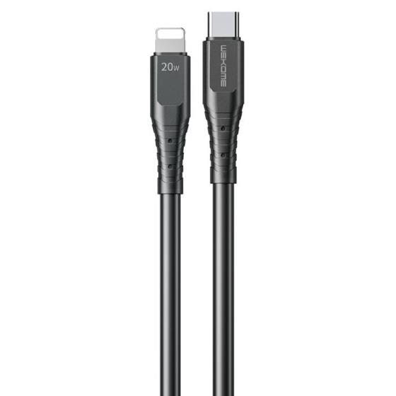 Charging Cable WK 20W PD TYPE-C/i6 Black 1m WDC-154 6A (EOL)