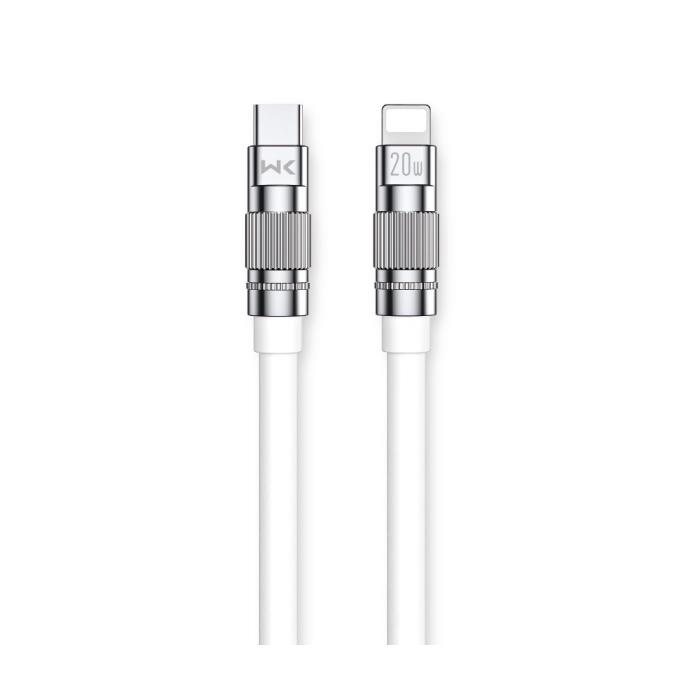 Charging Cable WK 20W PD TYPE-C/i6 Wingle White 1.2m WDC-187 6A