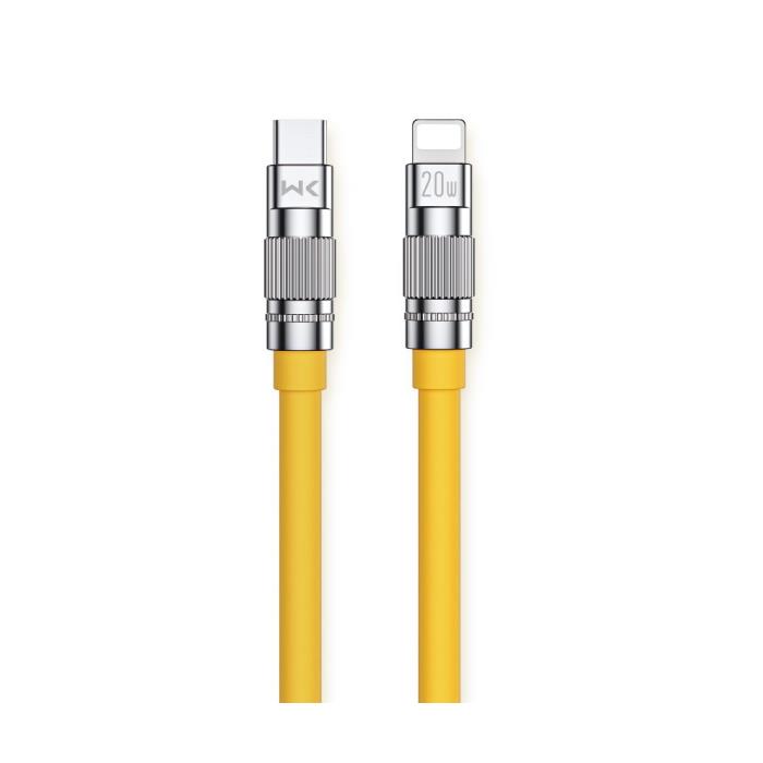 Charging Cable WK 20W PD TYPE-C/i6 Wingle Yellow 1.2m WDC-187 6A
