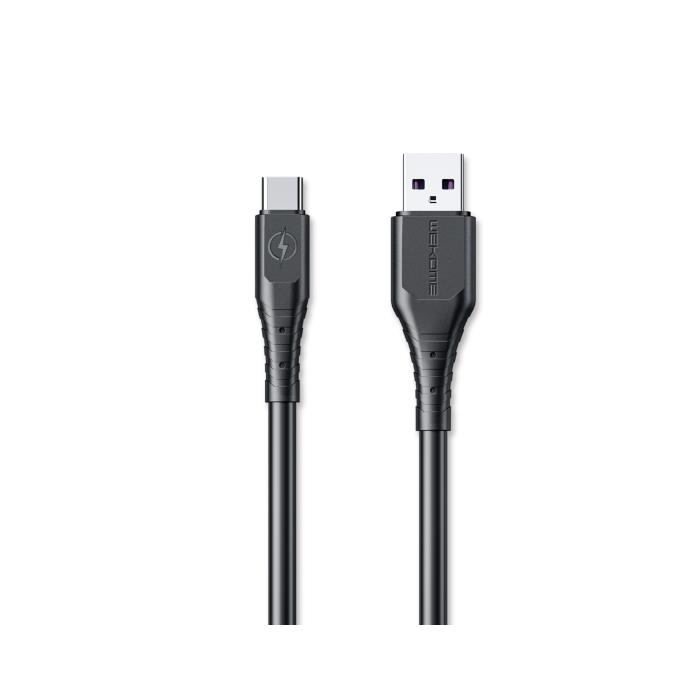 Charging Cable WK TYPE-C Wargod Black 3m WDC-152 6A