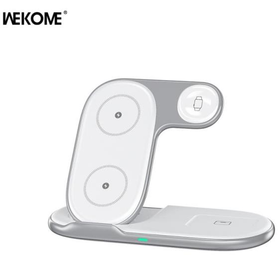 Wireless Magnetic Charger/Stand 3in1 15W WK WP-U167 White