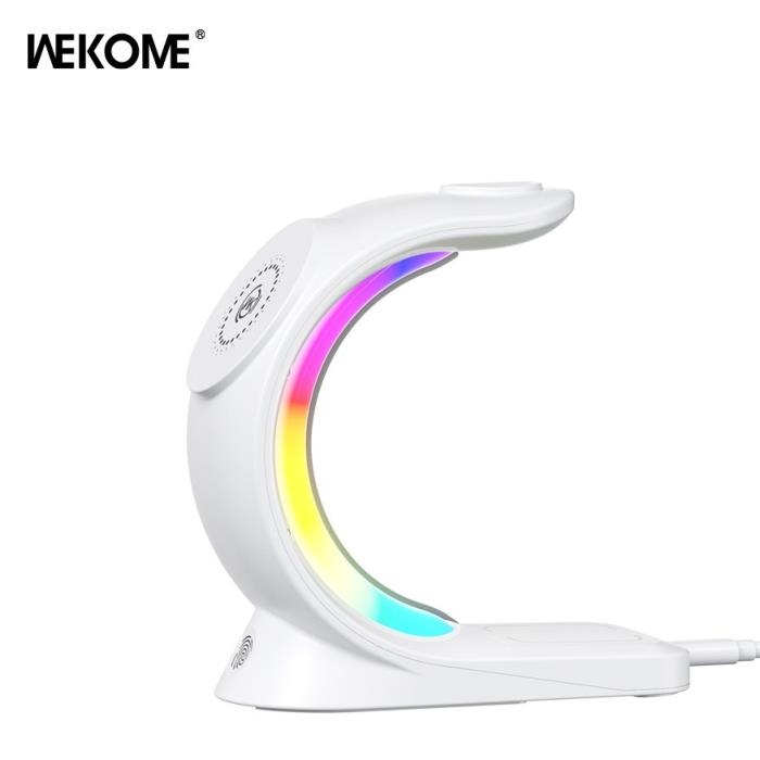 Wireless Magnetic Charger/Stand 4in1 15W WK WP-U169 White
