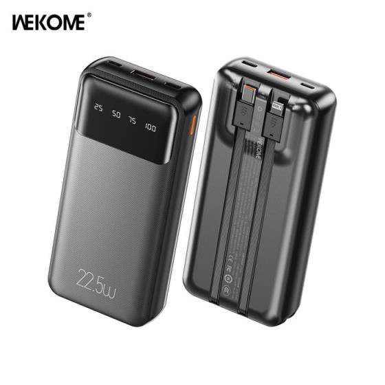 Power Bank WK 20000mAh 22,5W PDx1 & QC3.0x1 Black WP-64