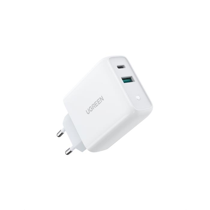 Charger UGREEN CD170 36W PD+QC3.0 White 60468
