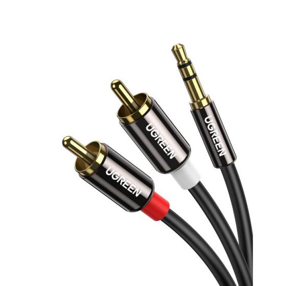 Cable Audio 3.5mm M/2xRCA M 1,5m UGREEN AV116 10583