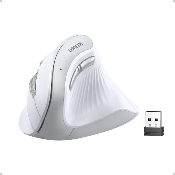 Mouse Wireless 2.4 GHz & Bluetooth UGREEN MU008 White 45759