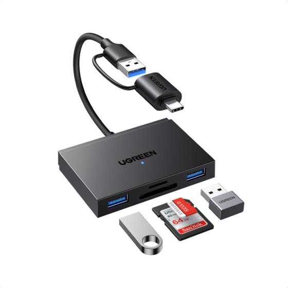 Card Reader UGREEN CM812 TYPE-C/USB 3.0 Gray 45167